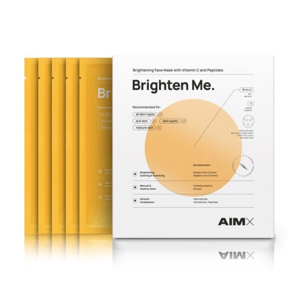 AIMX Brighten Me skaistinanti veido kaukė su vitaminu C
