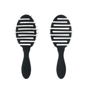 WetBrush PRO Flex Dry plaukų džiovinimo šepetys, juodas