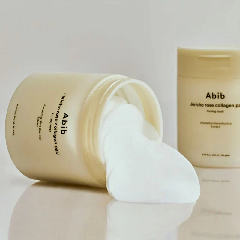 Abib Jericho Rose Collagen Pad Firming Touch tonizuojamieji veido padeliai - Image 2