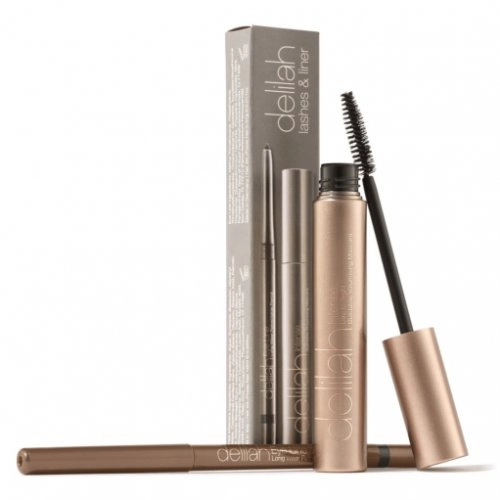 Delilah Lashes & Liner Collection Blakstienų tušo ir akių pieštuko rinkinys Intense & Coal Rinkinys