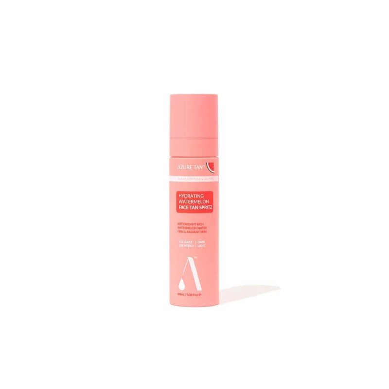 Azure Tan Drėkinantis savaiminio įdegio veido tonikas "Hydrating Watermelon Face Tan Spritz"