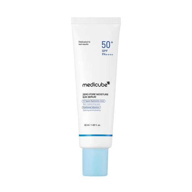 MEDICUBE ZERO PORE MOISTURE SUN veido serumas, 50 ml