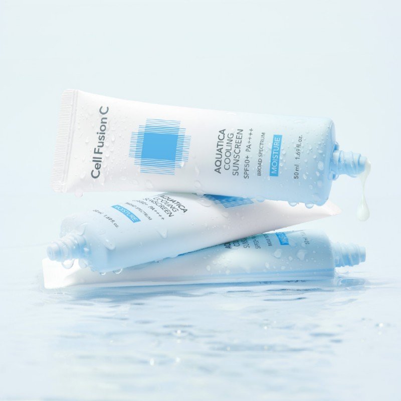 Vėsinantis ir drėkinantis kremas nuo saulės "Aquatica Cooling Sunscreen SPF50+ PA++++" - Image 2