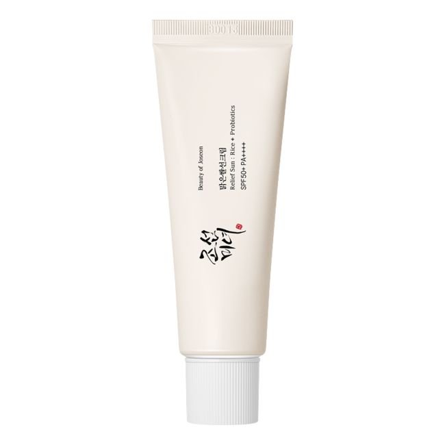 BEAUTY OF JOSEON RELIEF SUN RICE + PROBIOTICS SPF50+ PA apsauginis kremas nuo saulės, 50 ml.