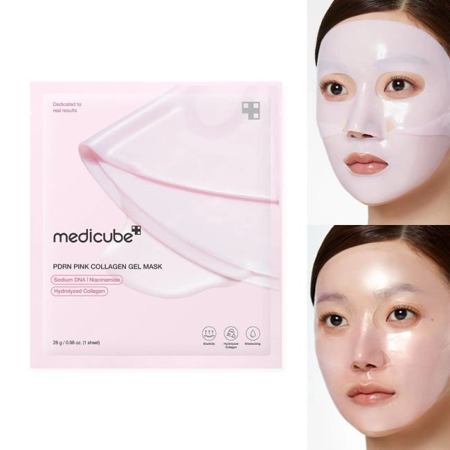 MEDICUBE PDRN PINK COLLAGEN GEL veido kaukė, 28 g - Image 2