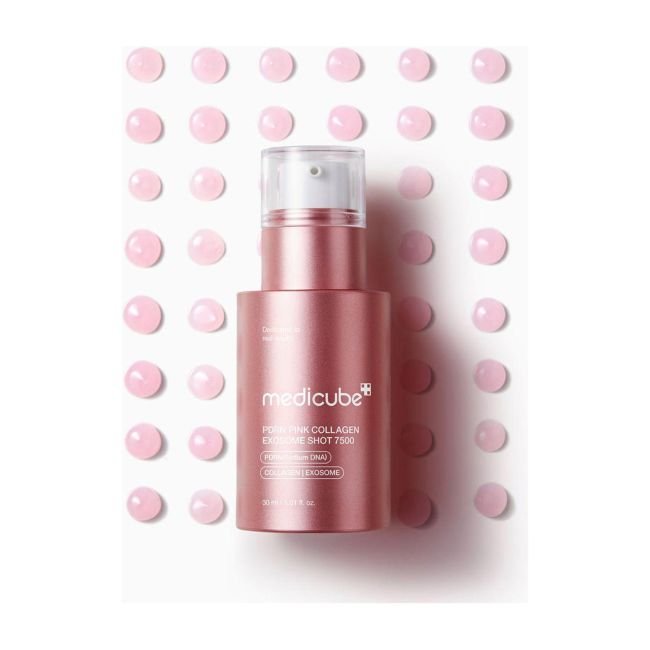MEDICUBE PDRN PINK COLLAGEN EXOSOME SHOT 7500 veido serumas, 30 ml - Image 2