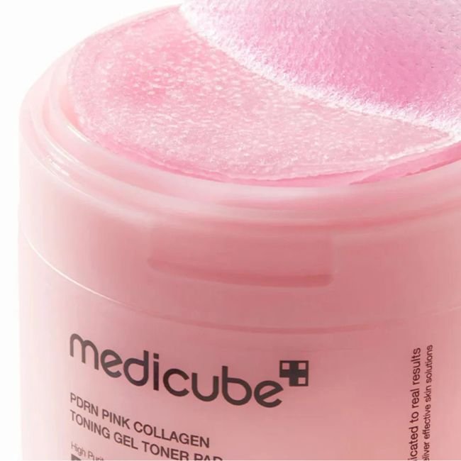 MEDICUBE PDRN PINK COLLAGEN toniko padeliai, 120 ml (70 vnt.) - Image 2