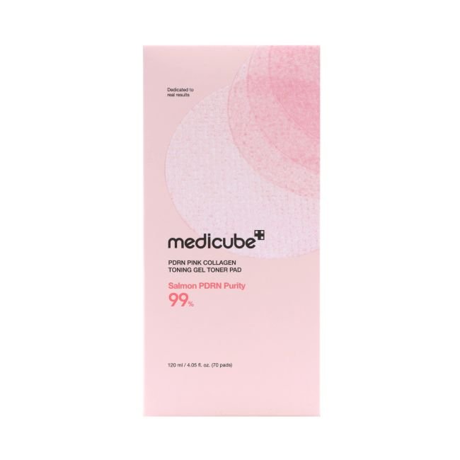 MEDICUBE PDRN PINK COLLAGEN toniko padeliai, 120 ml (70 vnt.) - Image 3