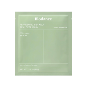 BIODANCE veido kaukė Refreshing Sea Kelp Real Deep Mask, 1 vnt.
