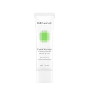 Kremas nuo saulės riebiai odai „Advanced Clear Sunscreen 100 SPF 50+/PA++++"