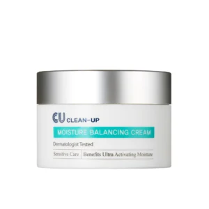 CUSKIN intensyviai drėkinantis balansuojantis veido kremas, su niacinamidu ir keramidais, 50ml