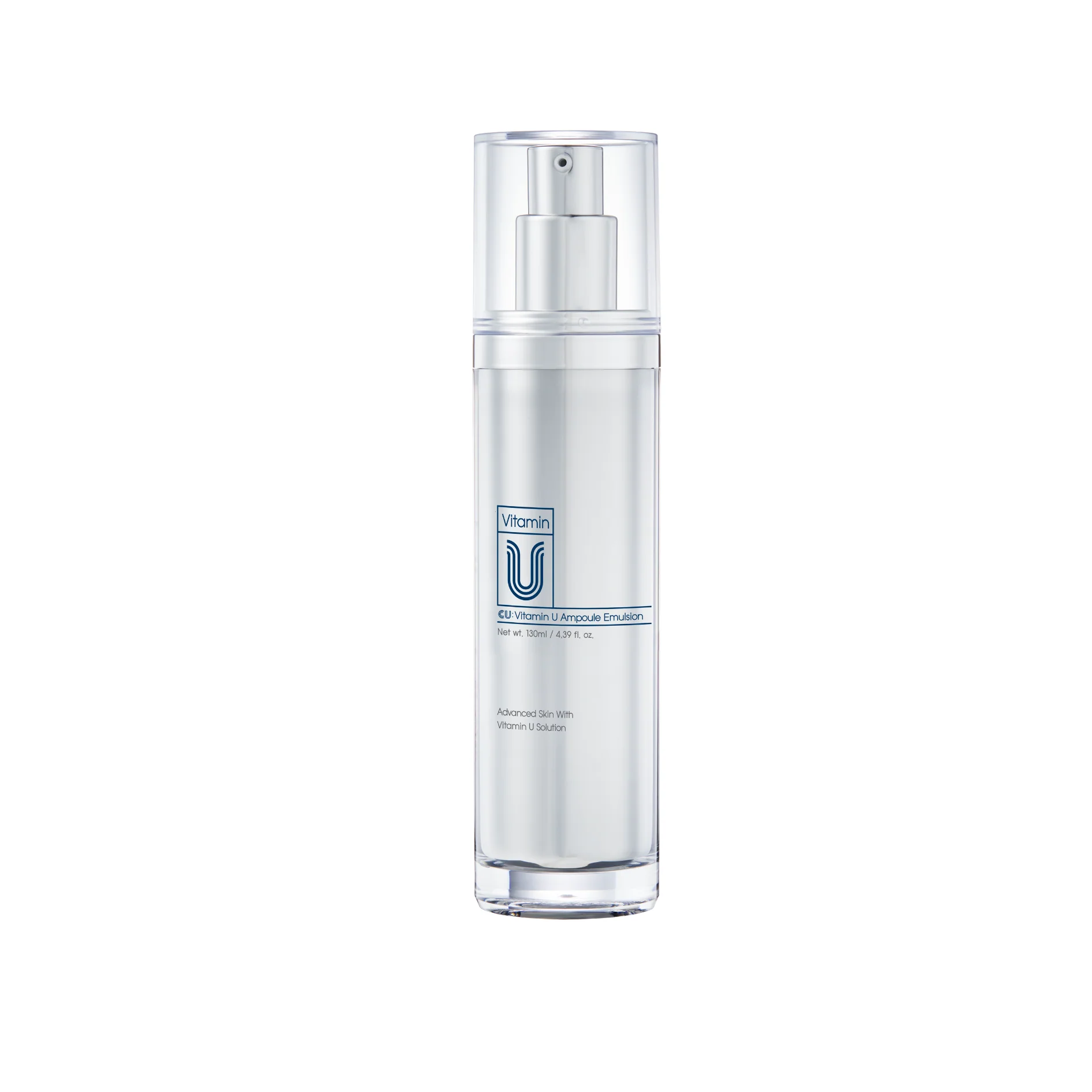 CUSKIN daugiafunkcinė skaistinanti veido emulsija su vitaminu U, visiems odos tipams, 130 ml.