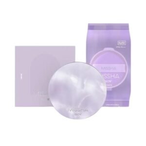 MISSHA GLOW CUSHION makiažo pagrindas + papildymas